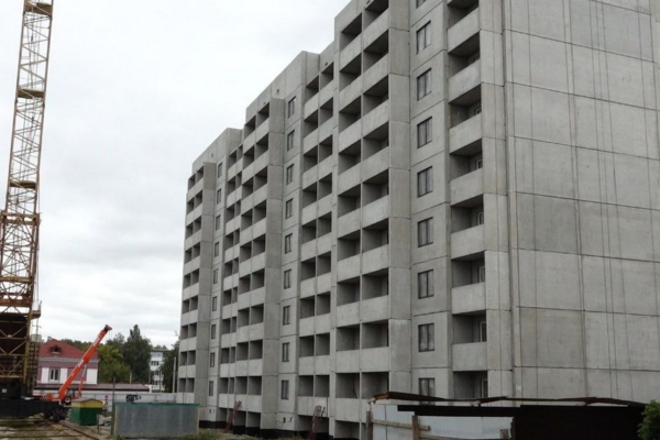 В Брянске почти достроили дом с социальными квартирами