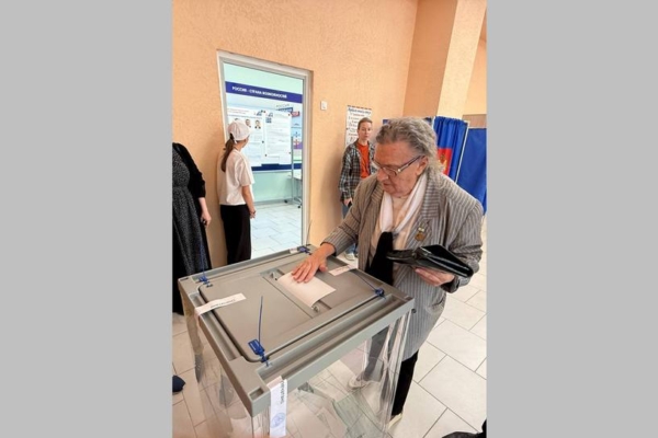 Блокадница Людмила Самотесова проголосовала на выборах губернатора Брянской области