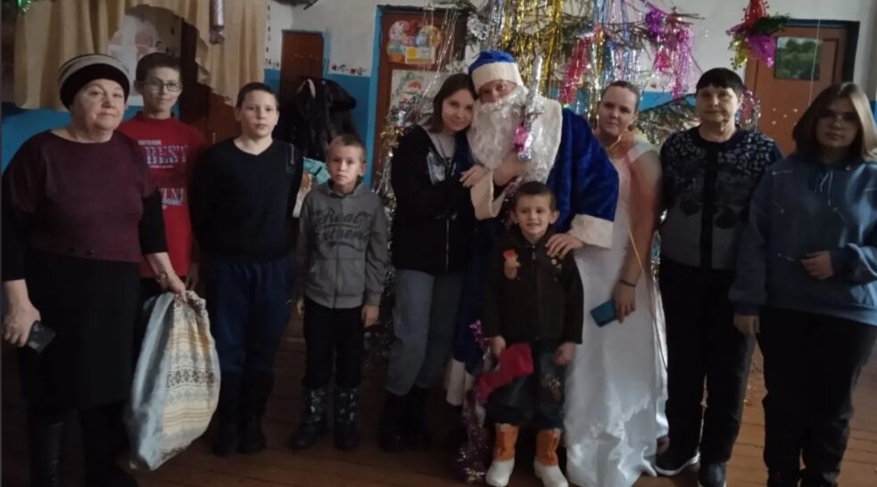 В селе Кокино прошел праздник под названием «Новогодняя карусель»