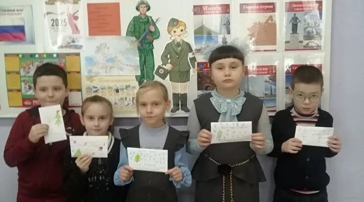 Учащиеся Лопандинской школы присоединяются к акции «Письмо солдату»