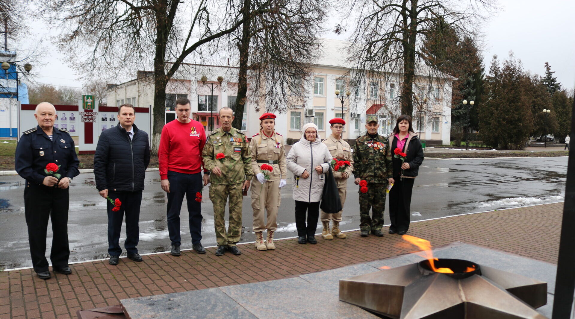 Закрытие Года защитника Отечества в Комаричи