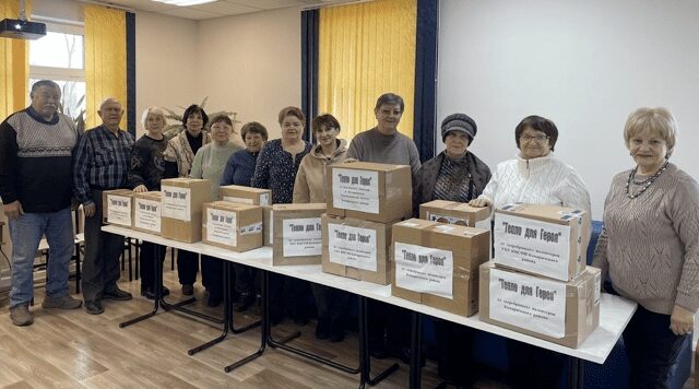 Комаричские волонтеры серебряного возраста