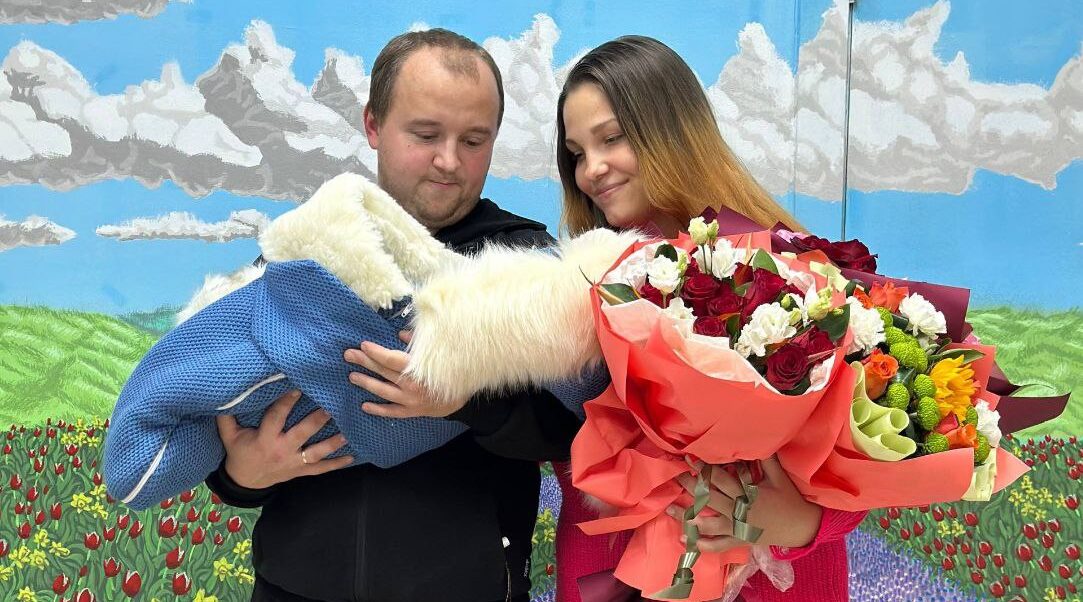 У комаричской семьи Екатерины и Сергея Савченко появился первенец сын Илья