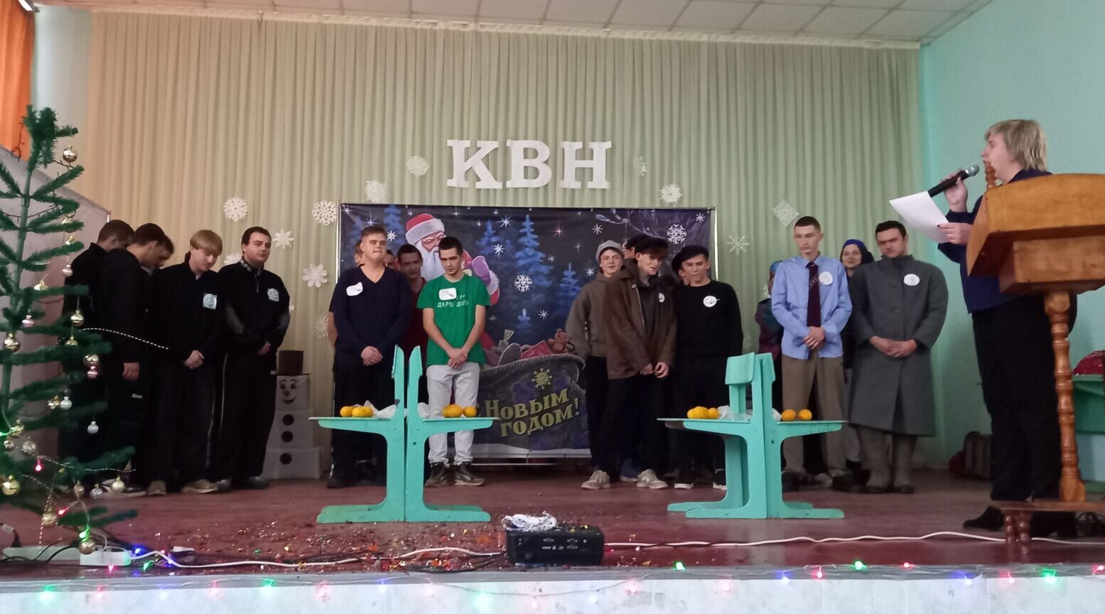 Новогодняя перезагрузка в Комаричском механико-технологическом техникуме