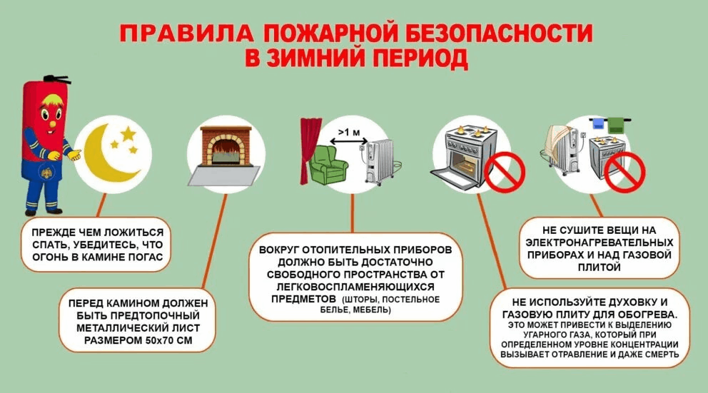 Комаричанам напоминают о соблюдении основных правил пожарной безопасности