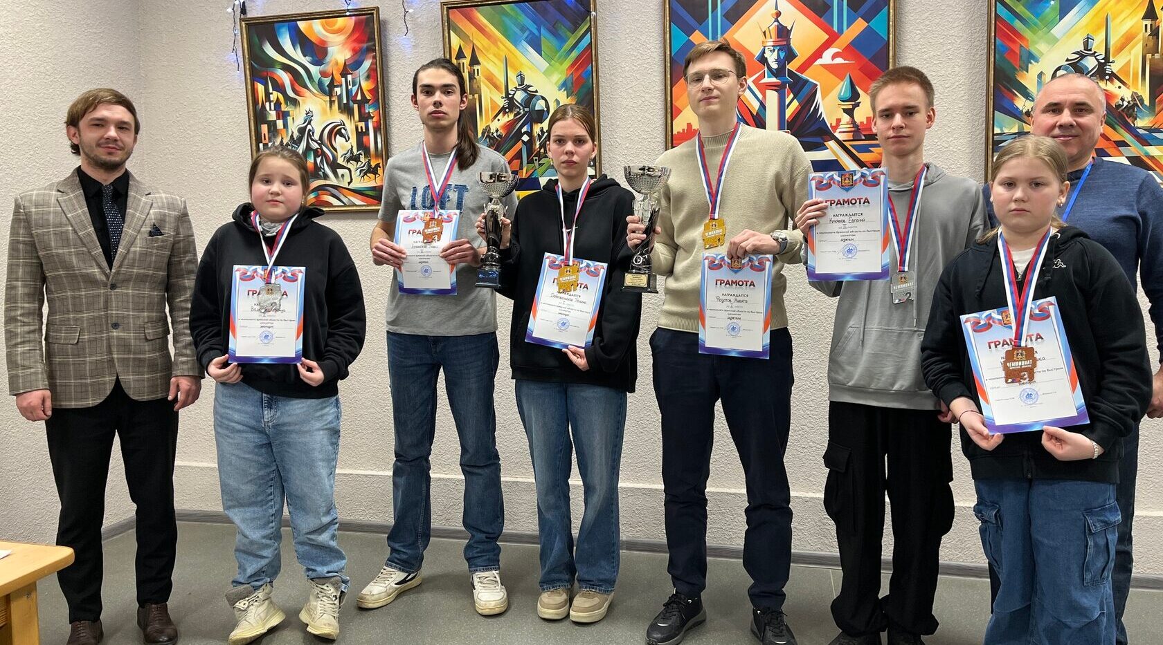 Подведены итоги чемпионатов Брянской области по быстрым шахматам и блицу