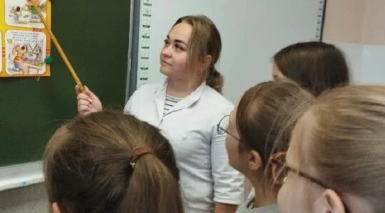 В Брянской детской поликлинике для школьников проводятся интерактивные занятия