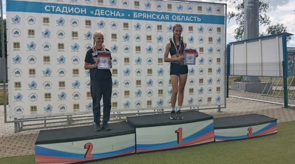 Юная комаричанка София Ткачук — чемпионка Первенства Брянской области по легкой атлетике