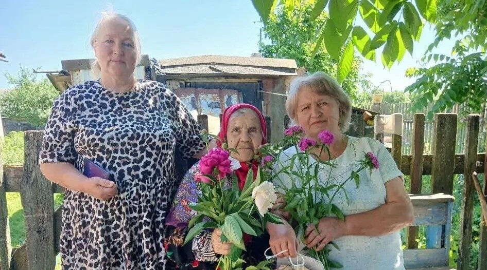 В селе Аркино отметили 95-летие Татьяны Ивановны Толпекиной