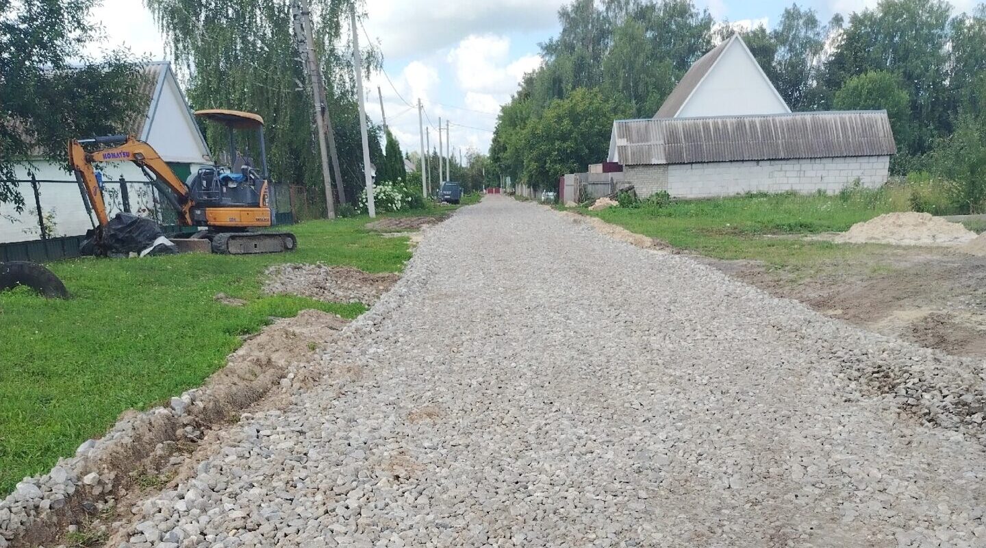 В Комаричи стартовал ремонт улицы Транспортной
