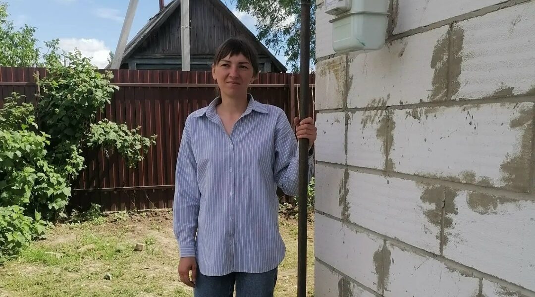 Многодетная семья из Мглинского района получила поддержку на газификацию