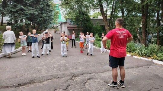 В спортшколы олимпийского резерва прошёл праздник «Час здоровья»