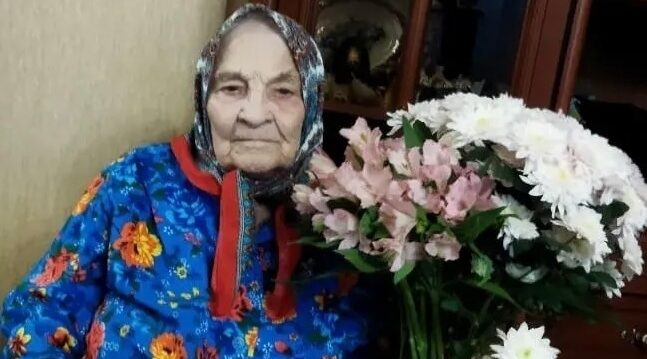 Комаричская труженица тыла  Клавдия Егоровна Егорова отметила 98-летие
