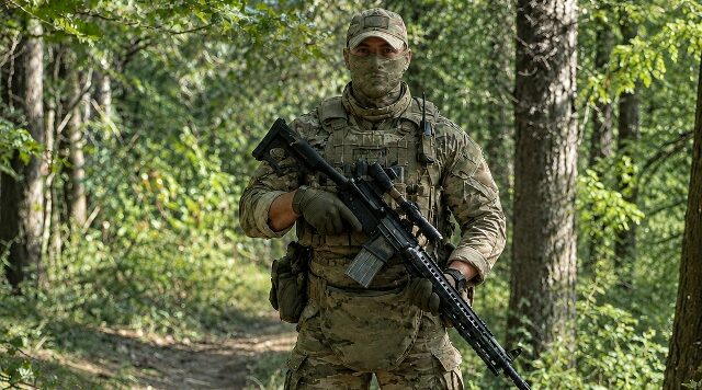 Боец с позывным «Артист» делится новостями с передовой